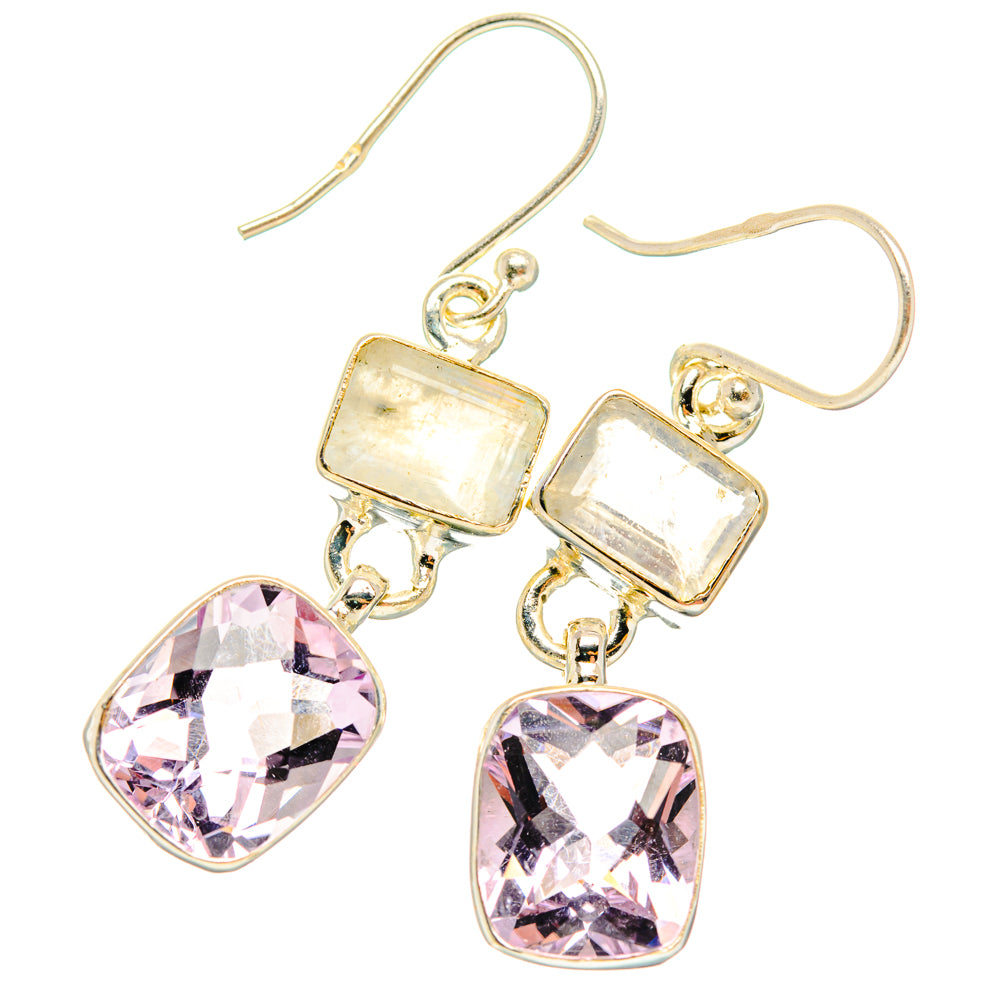 Kunzite Earrings handcrafted by Anasilvercos - EARR427643 - Photo 2