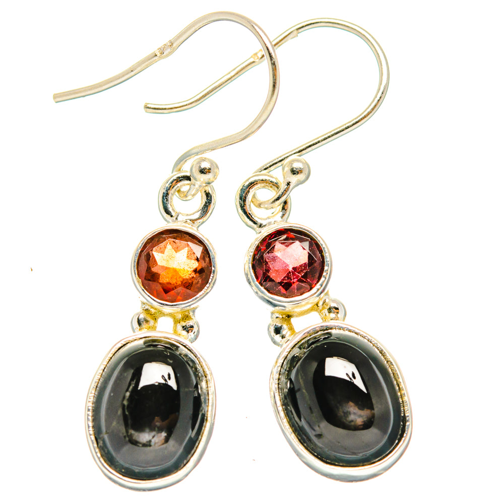 Star Diopside Earrings handcrafted by Anasilvercos - EARR427647 - Photo 2