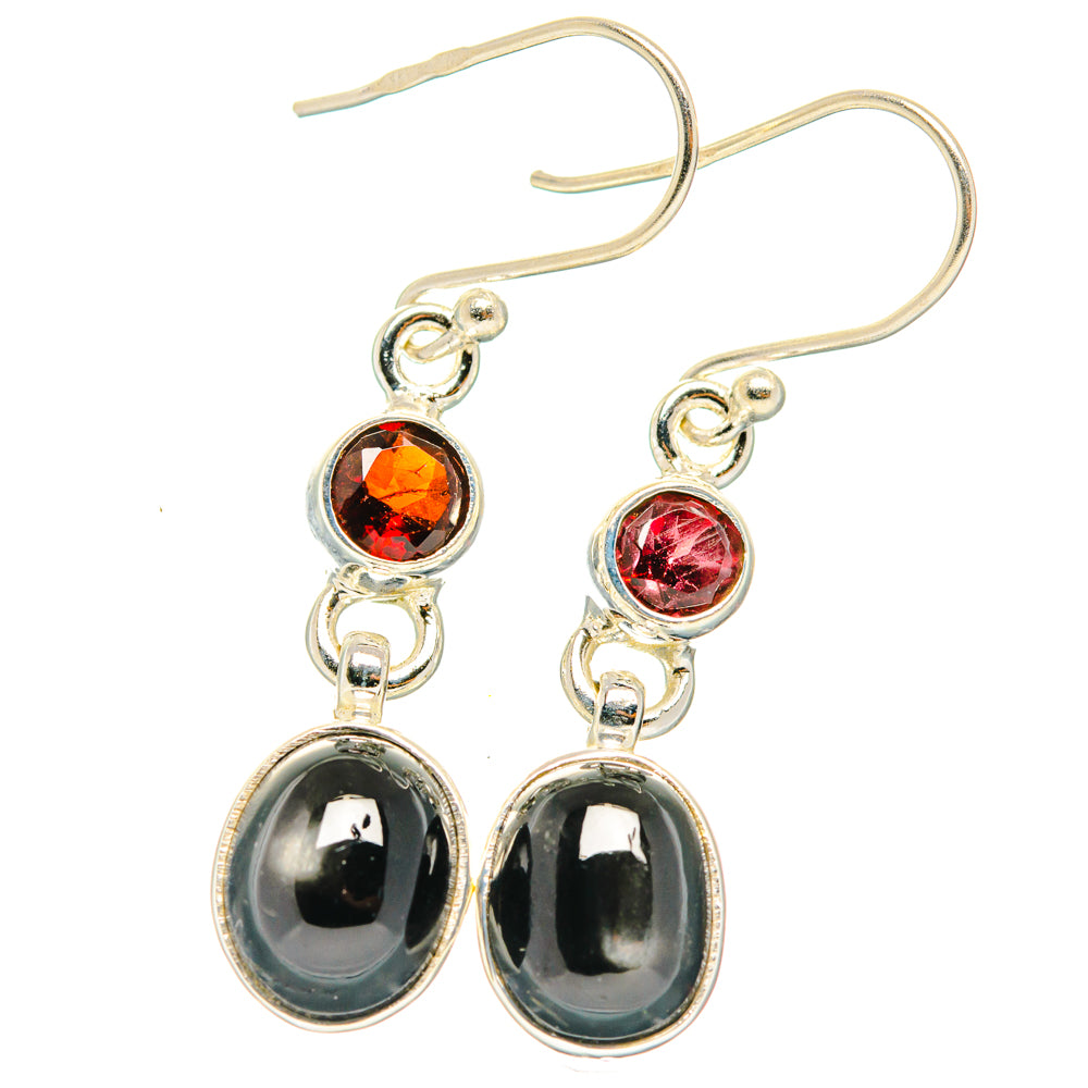 Star Diopside Earrings handcrafted by Anasilvercos - EARR427651 - Photo 2