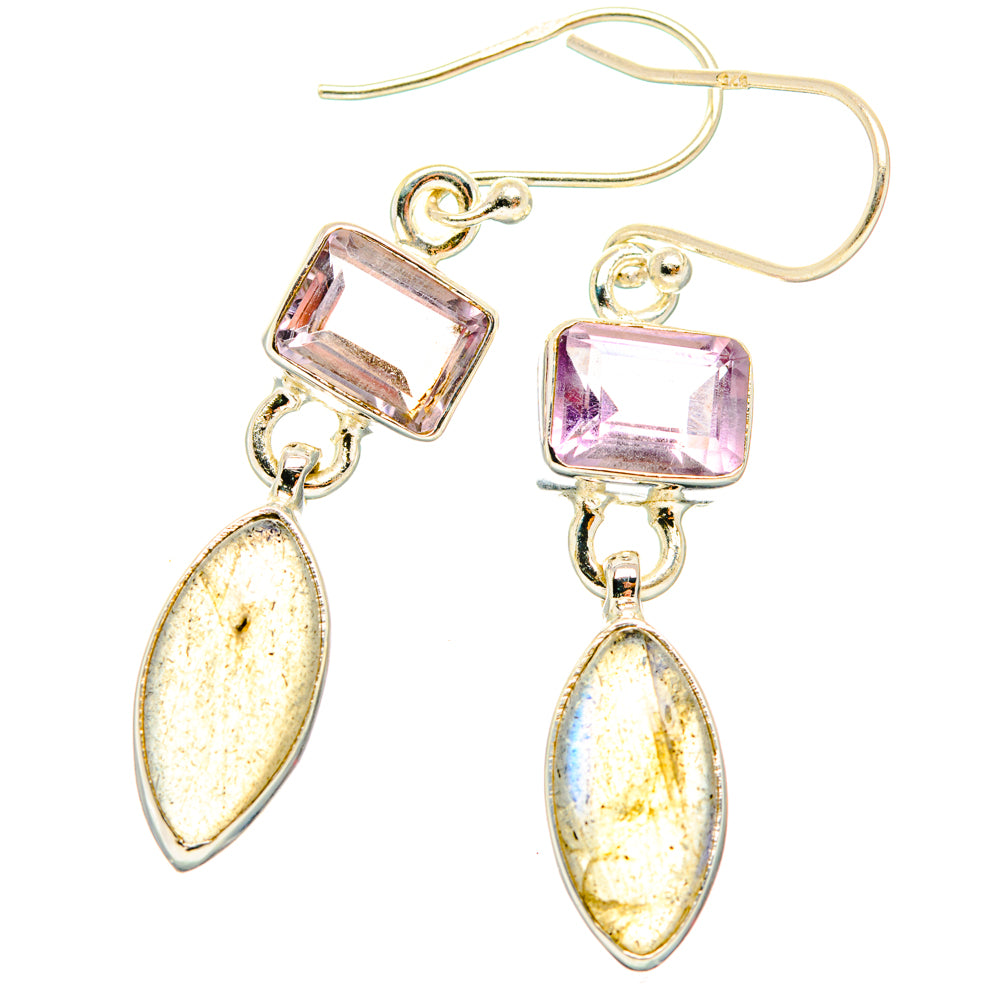 Labradorite Earrings handcrafted by Anasilvercos - EARR427656 - Photo 2