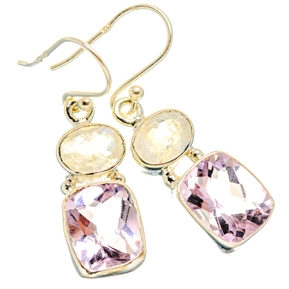 Kunzite Earrings handcrafted by Anasilvercos - EARR427663 - Photo 2