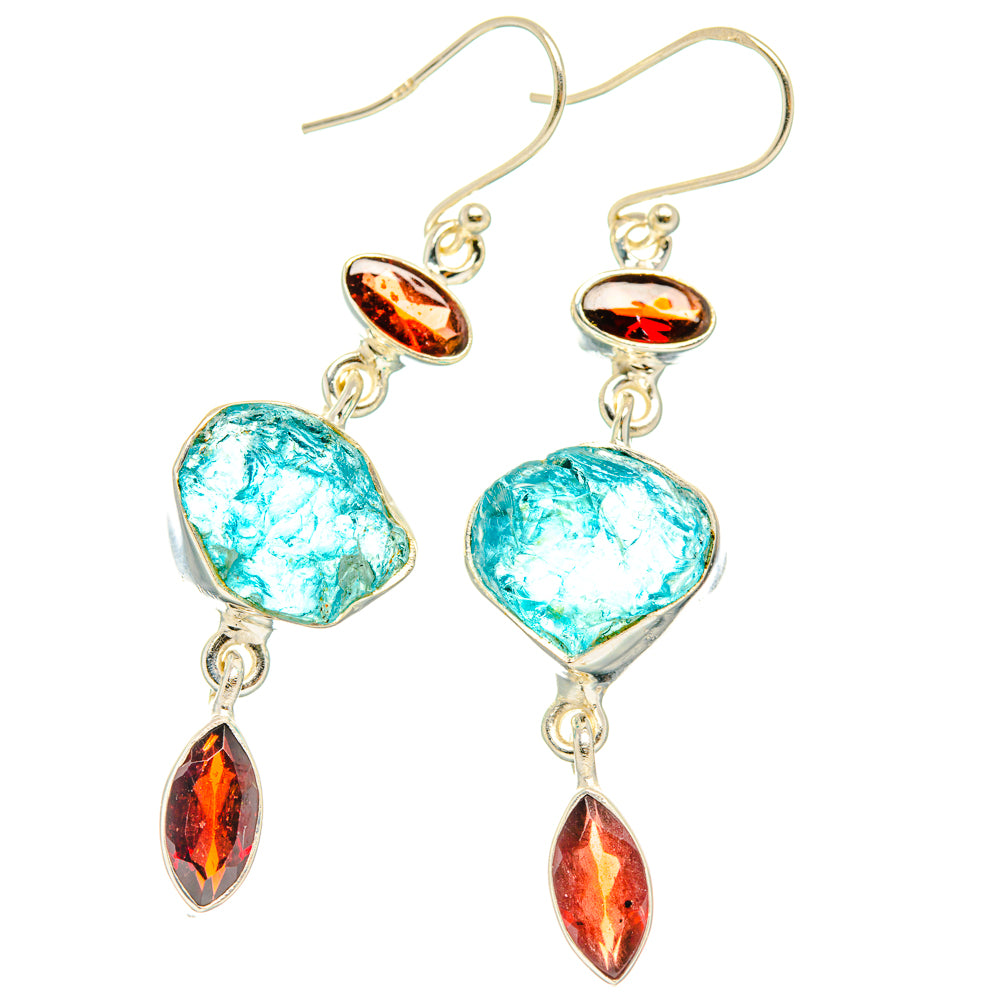 Apatite Earrings handcrafted by Anasilvercos - EARR427673 - Photo 2