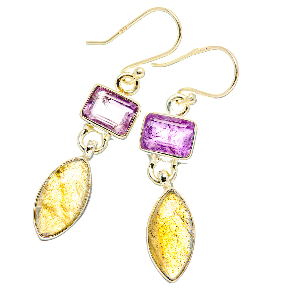 Labradorite Earrings handcrafted by Anasilvercos - EARR427674 - Photo 2