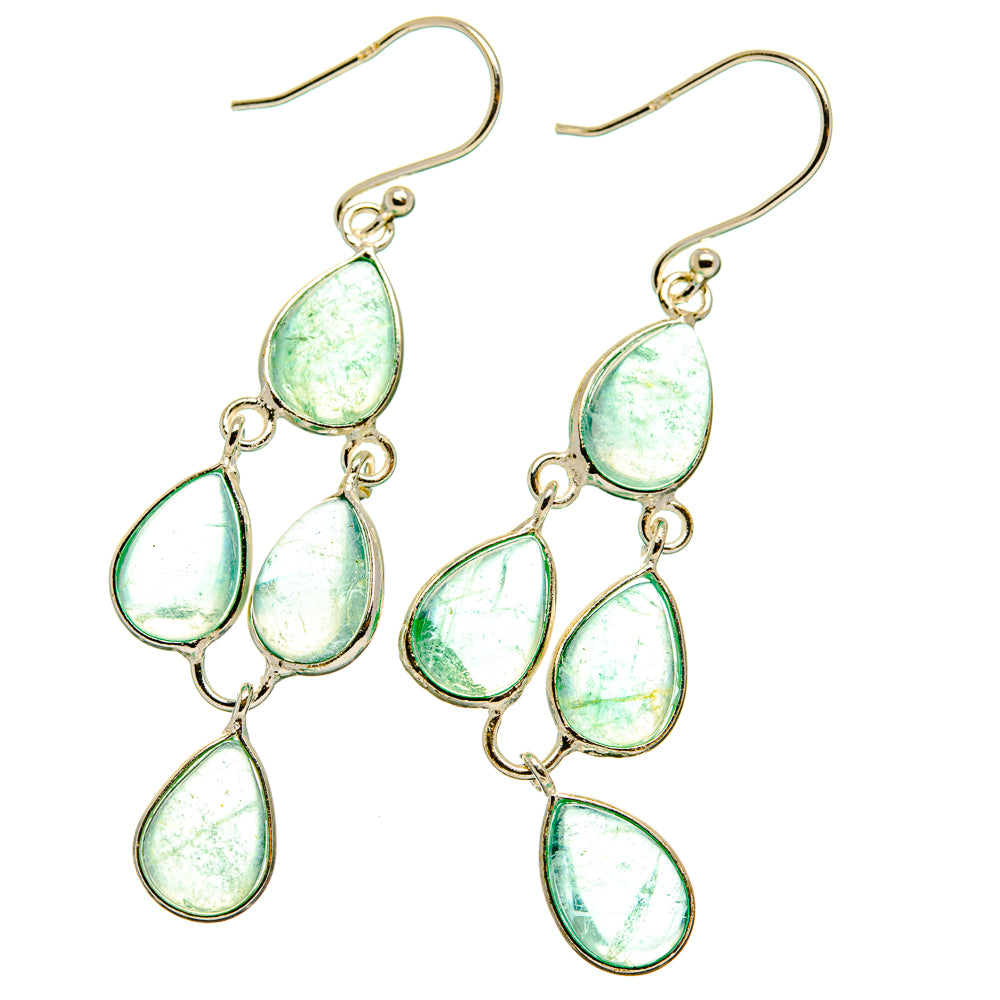 Aquamarine Earrings handcrafted by Anasilvercos - EARR427676 - Photo 2
