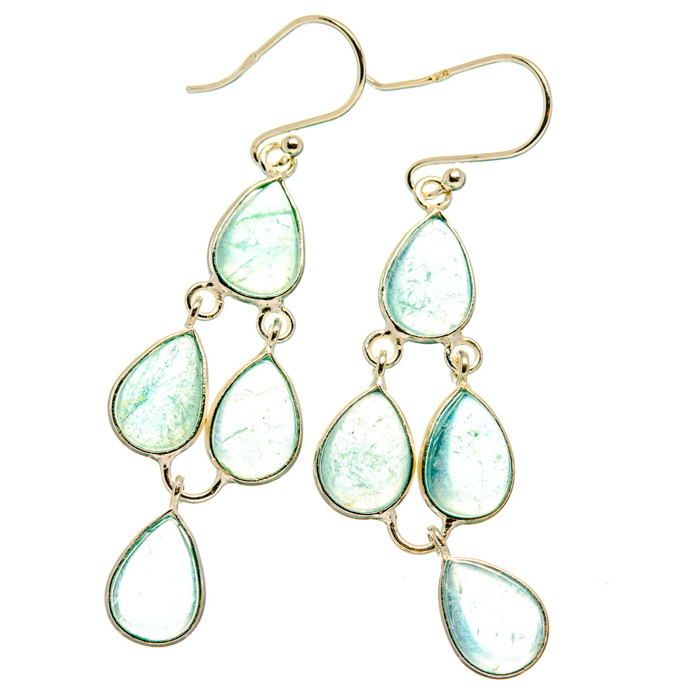 Aquamarine Earrings handcrafted by Anasilvercos - EARR427680 - Photo 2
