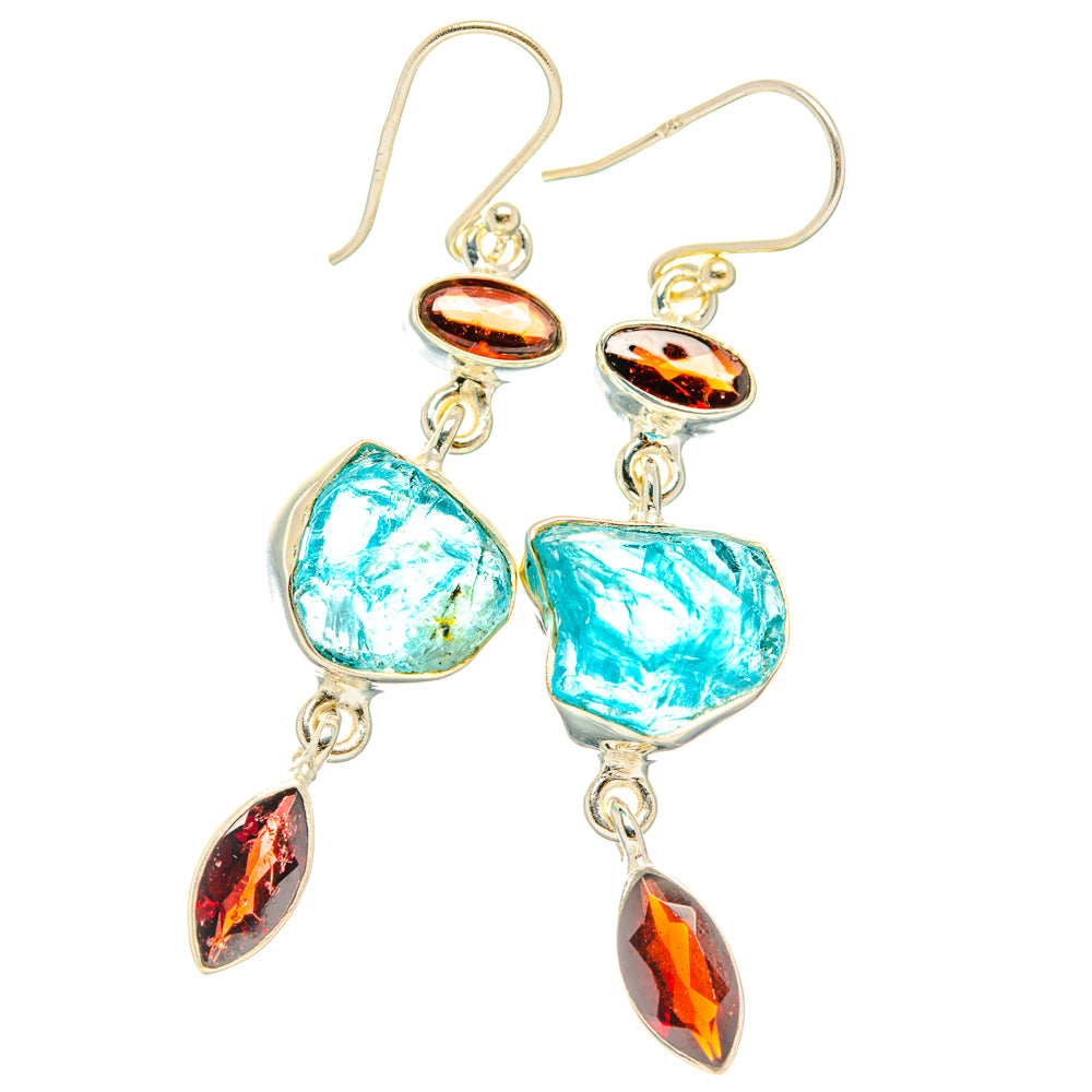 Apatite Earrings handcrafted by Anasilvercos - EARR427685 - Photo 2