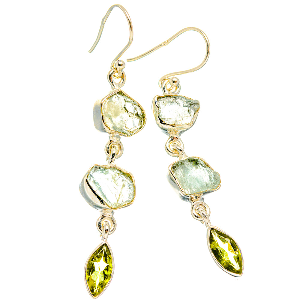 Aquamarine Earrings handcrafted by Anasilvercos - EARR427687 - Photo 2