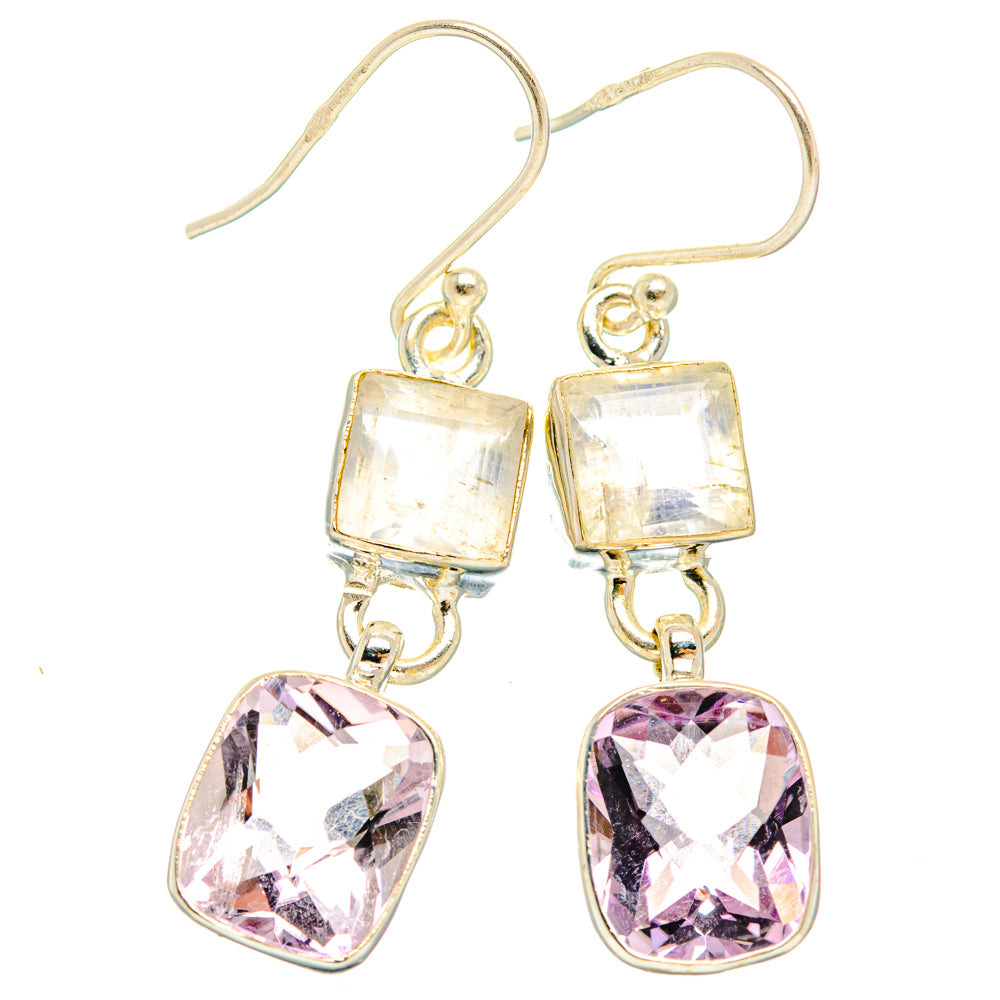Kunzite Earrings handcrafted by Anasilvercos - EARR427689 - Photo 2