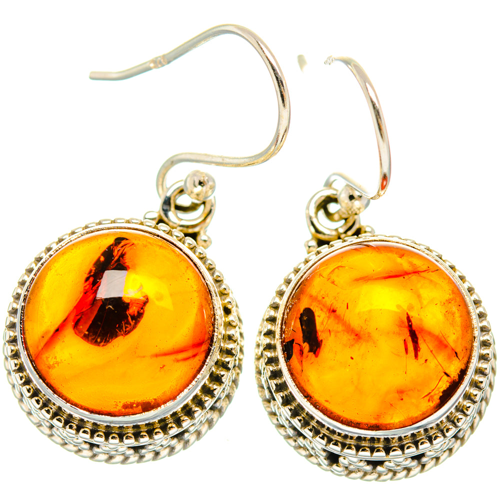 Baltic Amber Earrings handcrafted by Anasilvercos - EARR427690 - Photo 2