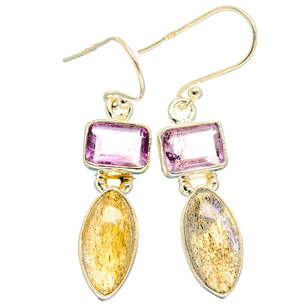 Labradorite Earrings handcrafted by Anasilvercos - EARR427691 - Photo 2