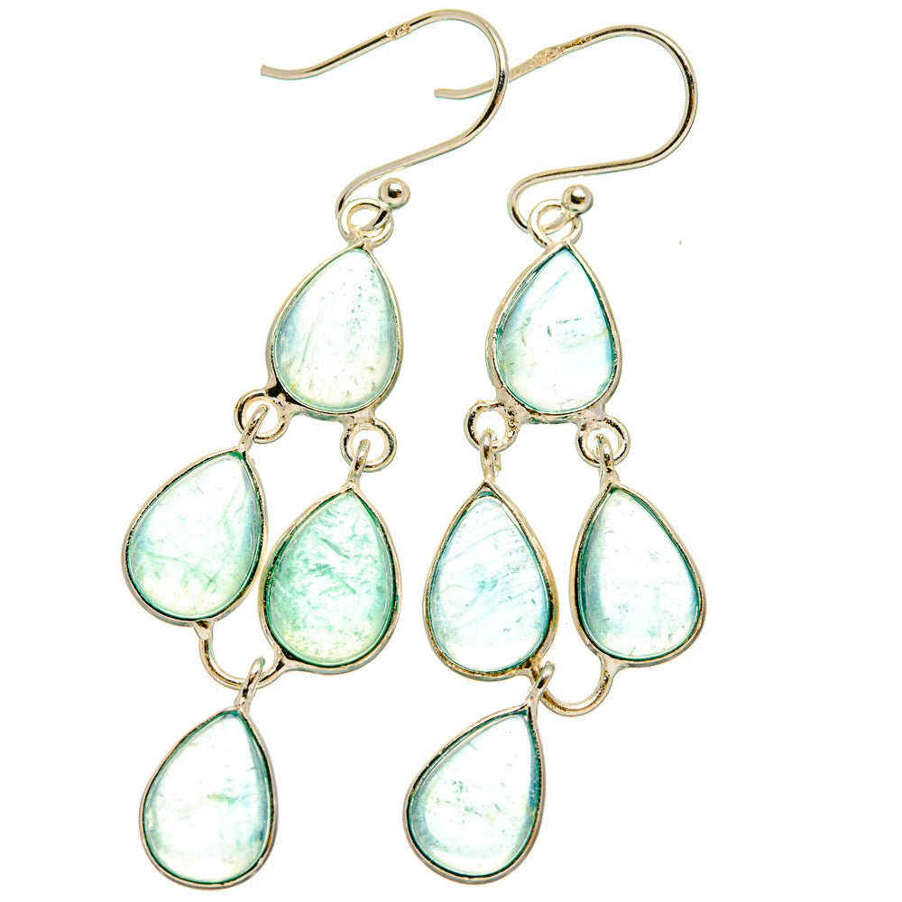 Aquamarine Earrings handcrafted by Anasilvercos - EARR427694 - Photo 2