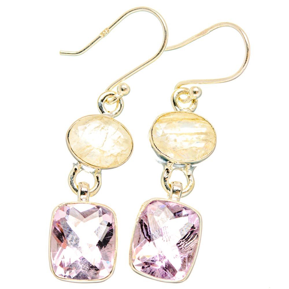 Kunzite Earrings handcrafted by Anasilvercos - EARR427710 - Photo 2