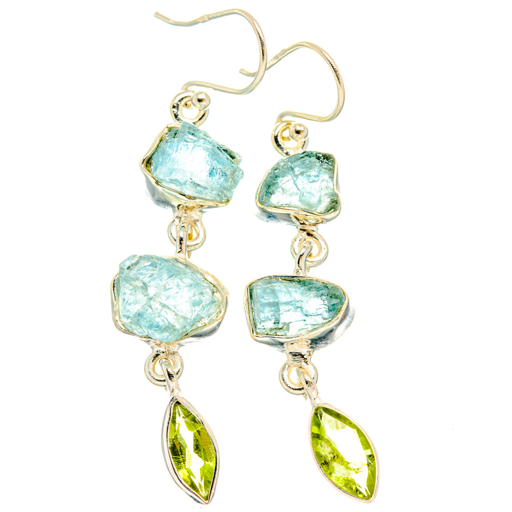 Aquamarine Earrings handcrafted by Anasilvercos - EARR427711 - Photo 2