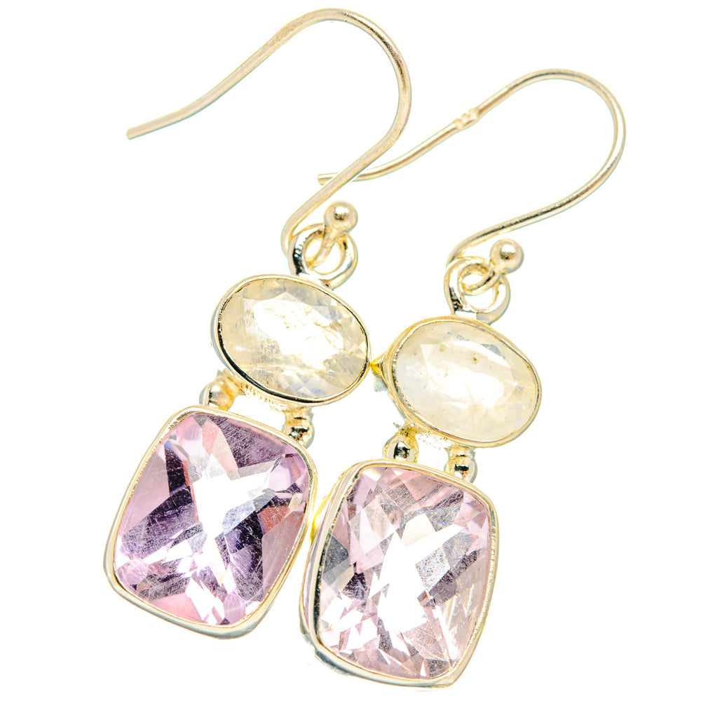 Kunzite Earrings handcrafted by Anasilvercos - EARR427712 - Photo 2