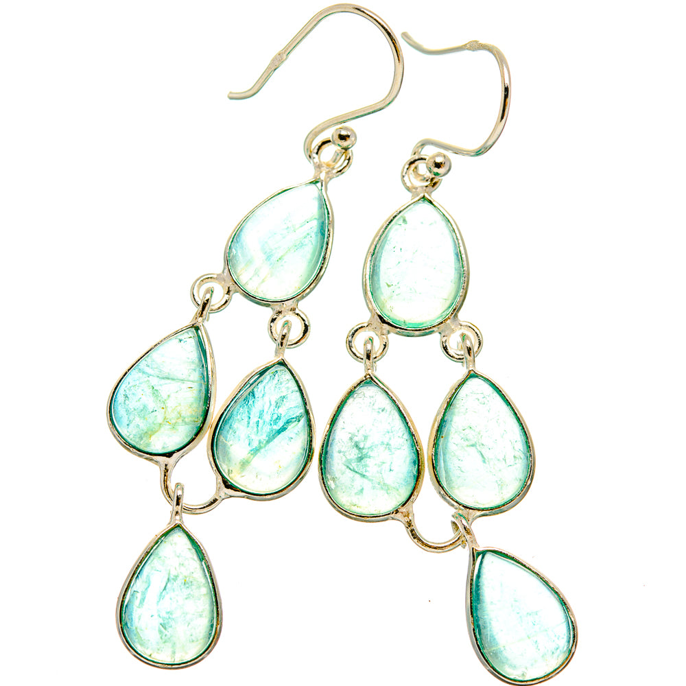 Aquamarine Earrings handcrafted by Anasilvercos - EARR427715 - Photo 2