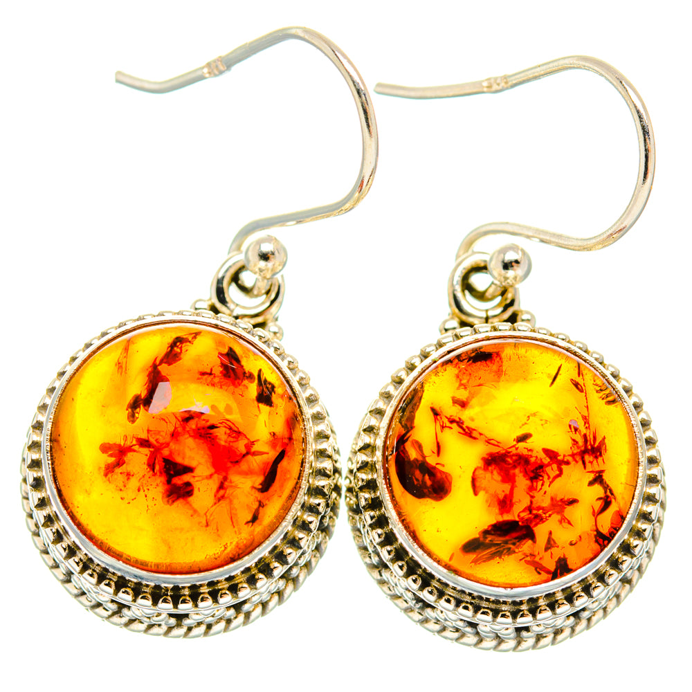 Baltic Amber Earrings handcrafted by Anasilvercos - EARR427717 - Photo 2