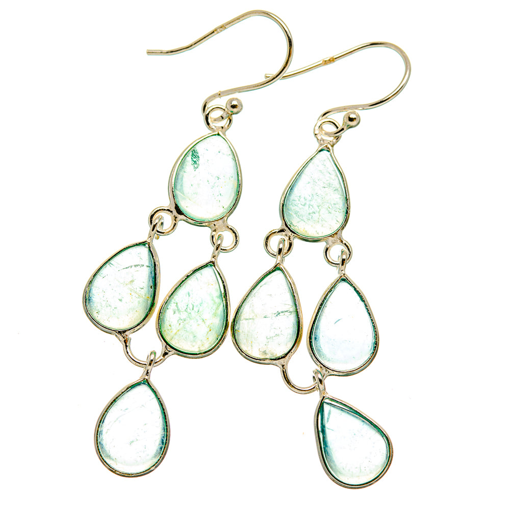 Aquamarine Earrings handcrafted by Anasilvercos - EARR427729 - Photo 2