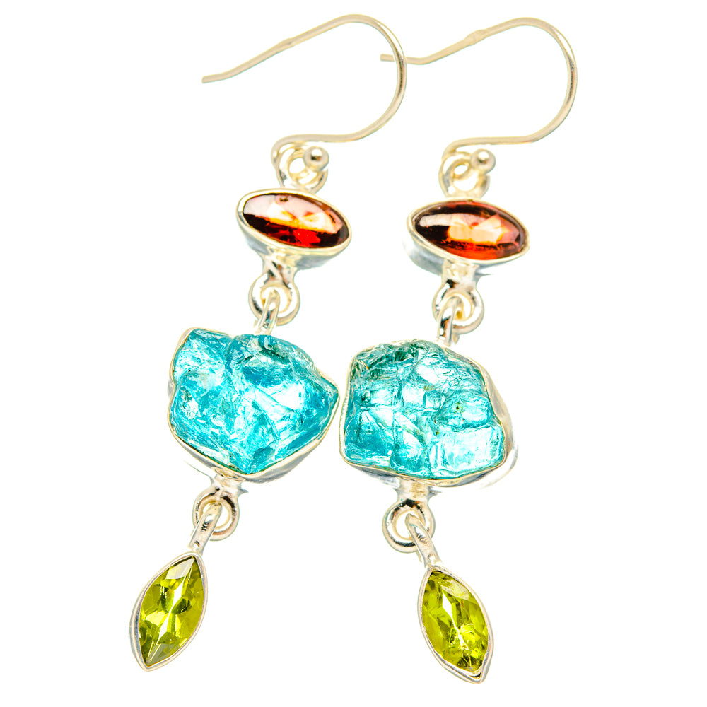 Apatite Earrings handcrafted by Anasilvercos - EARR427741 - Photo 2