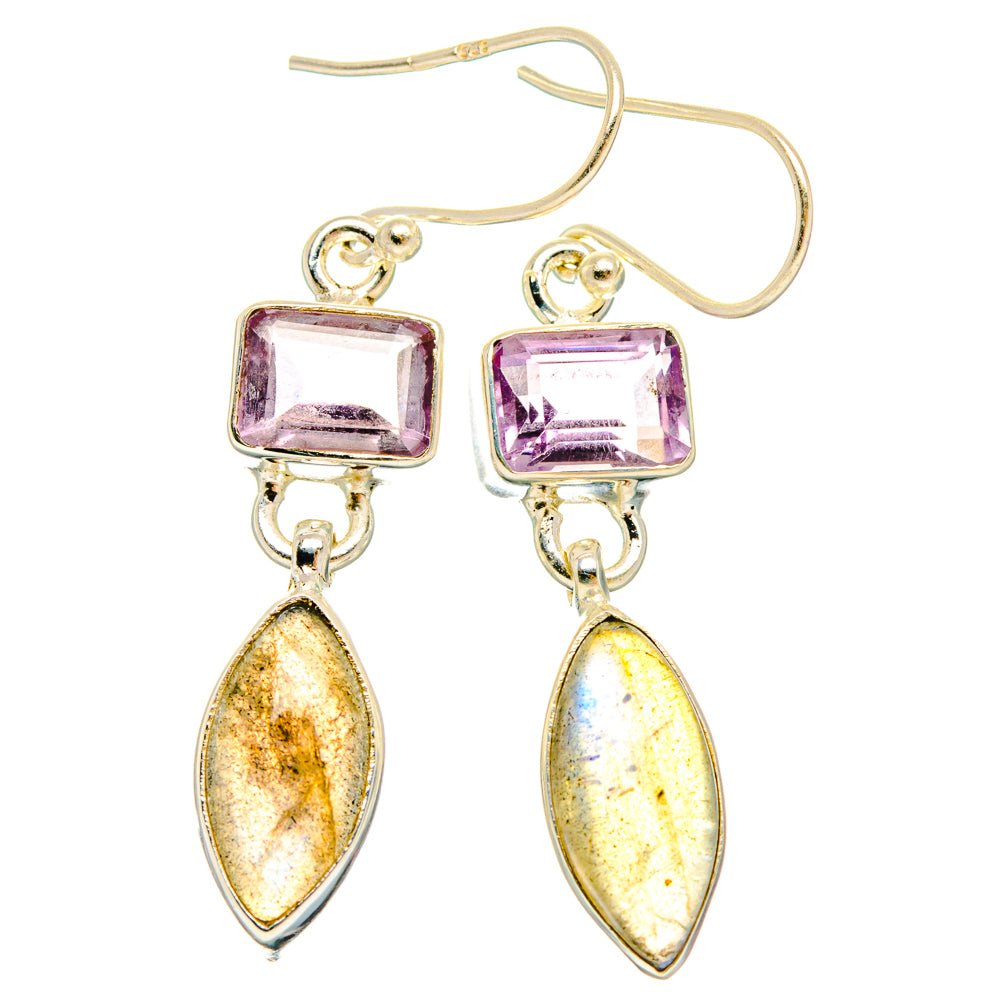 Labradorite Earrings handcrafted by Anasilvercos - EARR427742 - Photo 2