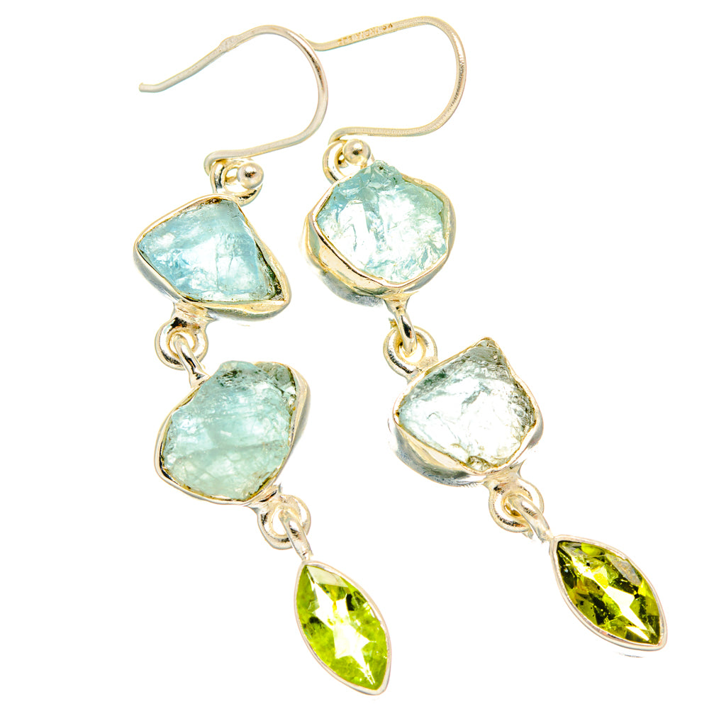Aquamarine Earrings handcrafted by Anasilvercos - EARR427746 - Photo 2