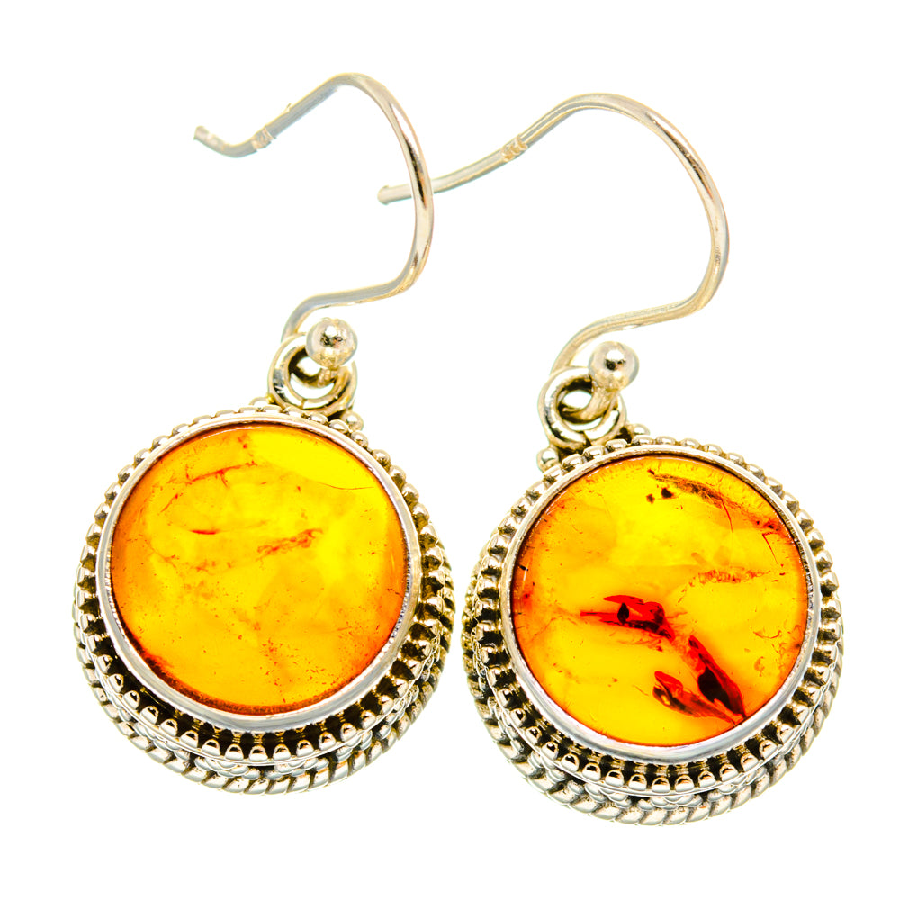 Baltic Amber Earrings handcrafted by Anasilvercos - EARR427747 - Photo 2