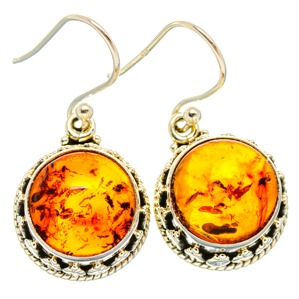 Baltic Amber Earrings handcrafted by Anasilvercos - EARR427748 - Photo 2