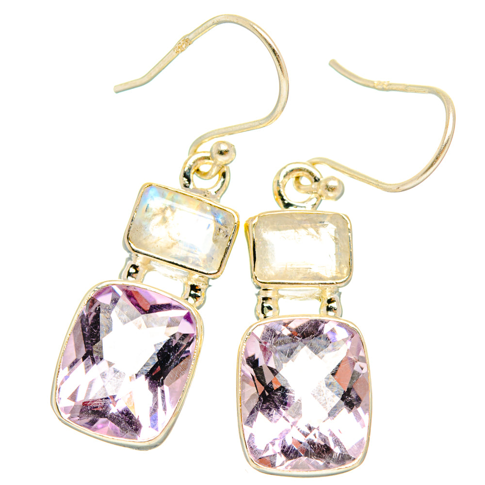 Kunzite Earrings handcrafted by Anasilvercos - EARR427752 - Photo 2