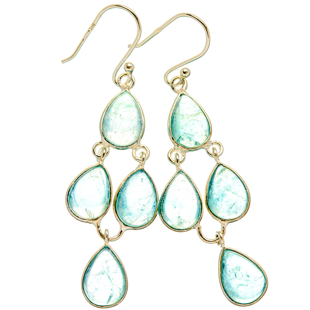 Aquamarine Earrings handcrafted by Anasilvercos - EARR427755 - Photo 2