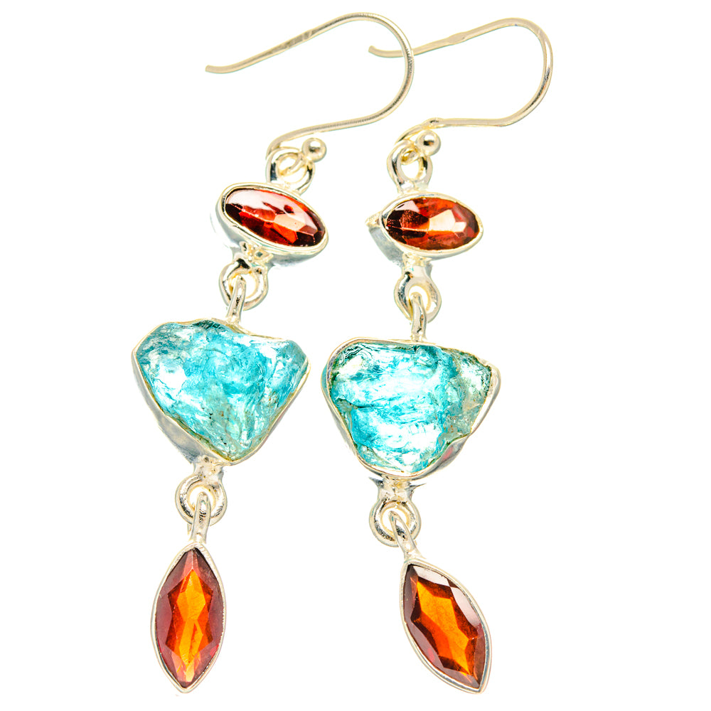 Apatite Earrings handcrafted by Anasilvercos - EARR427761 - Photo 2