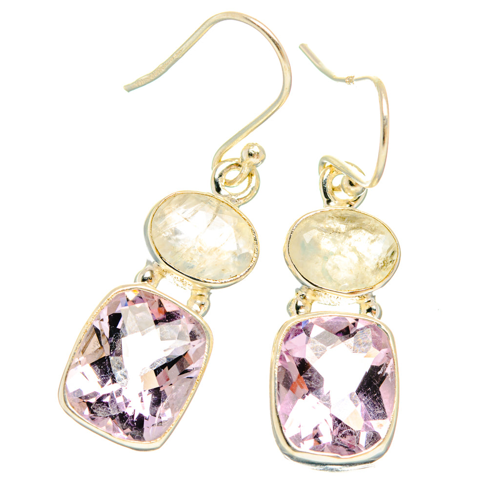Kunzite Earrings handcrafted by Anasilvercos - EARR427775 - Photo 2