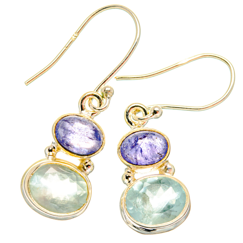 Aquamarine Earrings handcrafted by Anasilvercos - EARR427784 - Photo 2