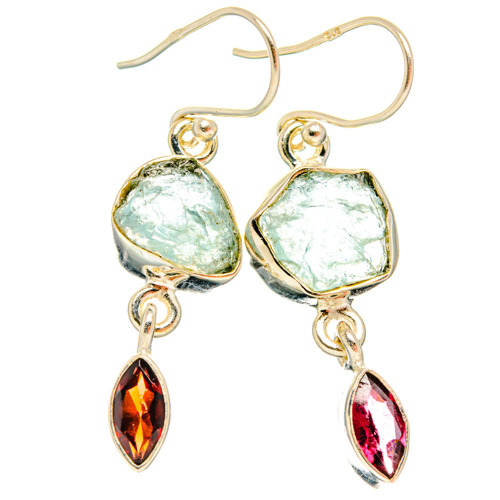 Aquamarine Earrings handcrafted by Anasilvercos - EARR427786 - Photo 2