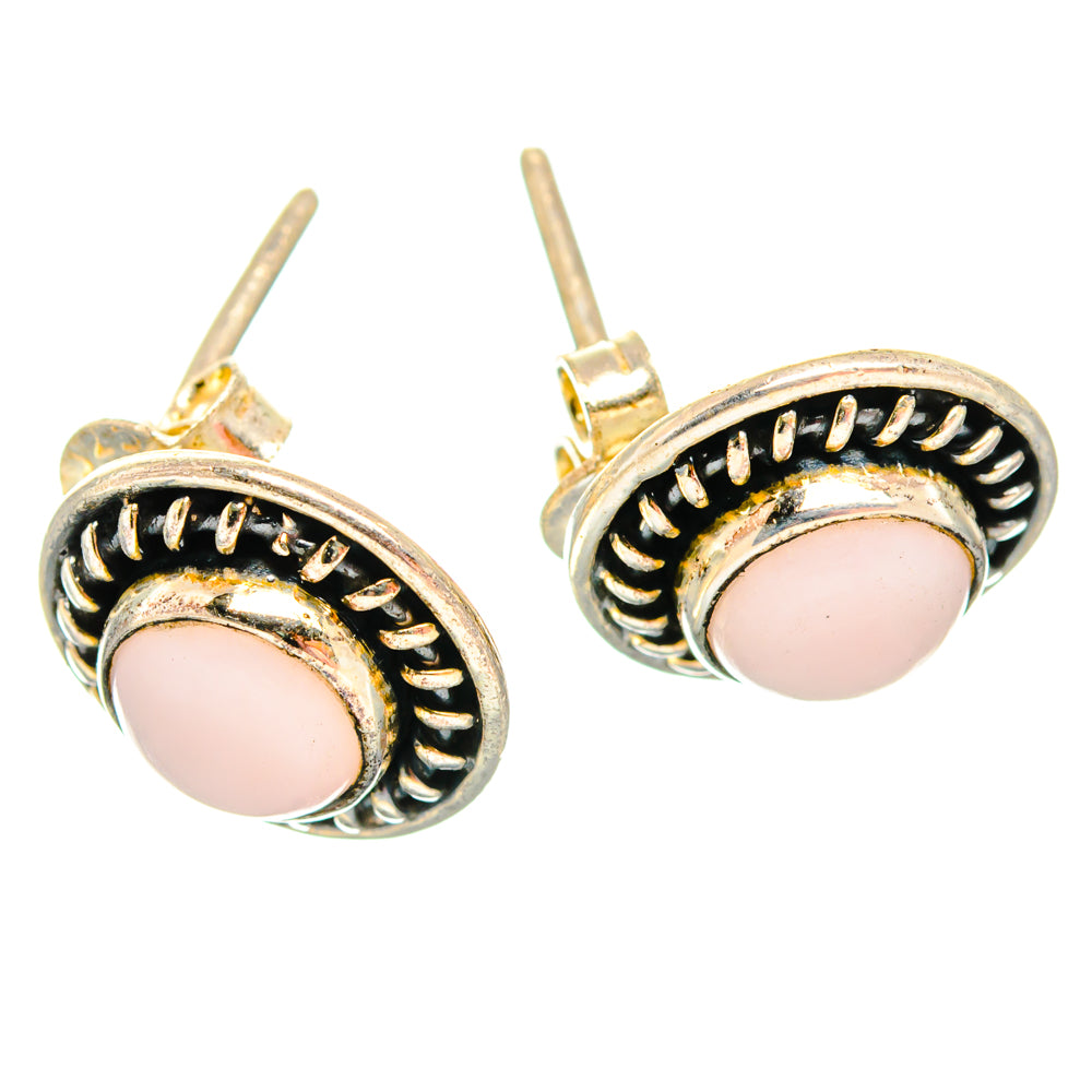 Pink Opal Earrings handcrafted by Anasilvercos - EARR427792 - Photo 2