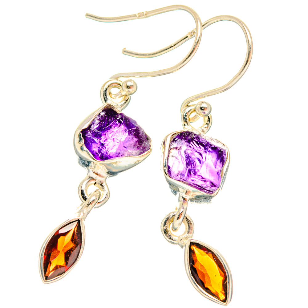 Amethyst Earrings handcrafted by Anasilvercos - EARR427826 - Photo 2