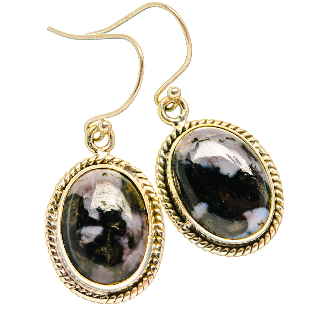 Gabbro Stone Earrings handcrafted by Anasilvercos - EARR427827 - Photo 2