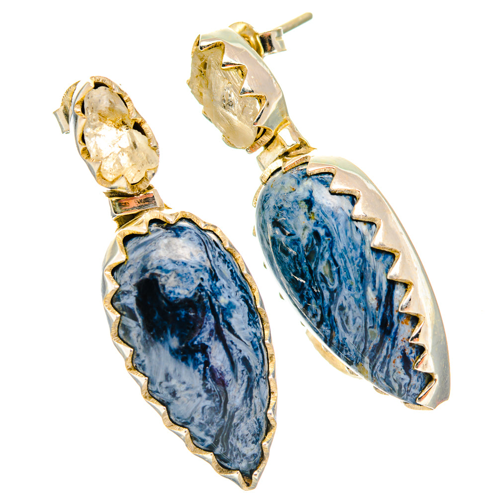 Pietersite Earrings handcrafted by Anasilvercos - EARR427829 - Photo 2