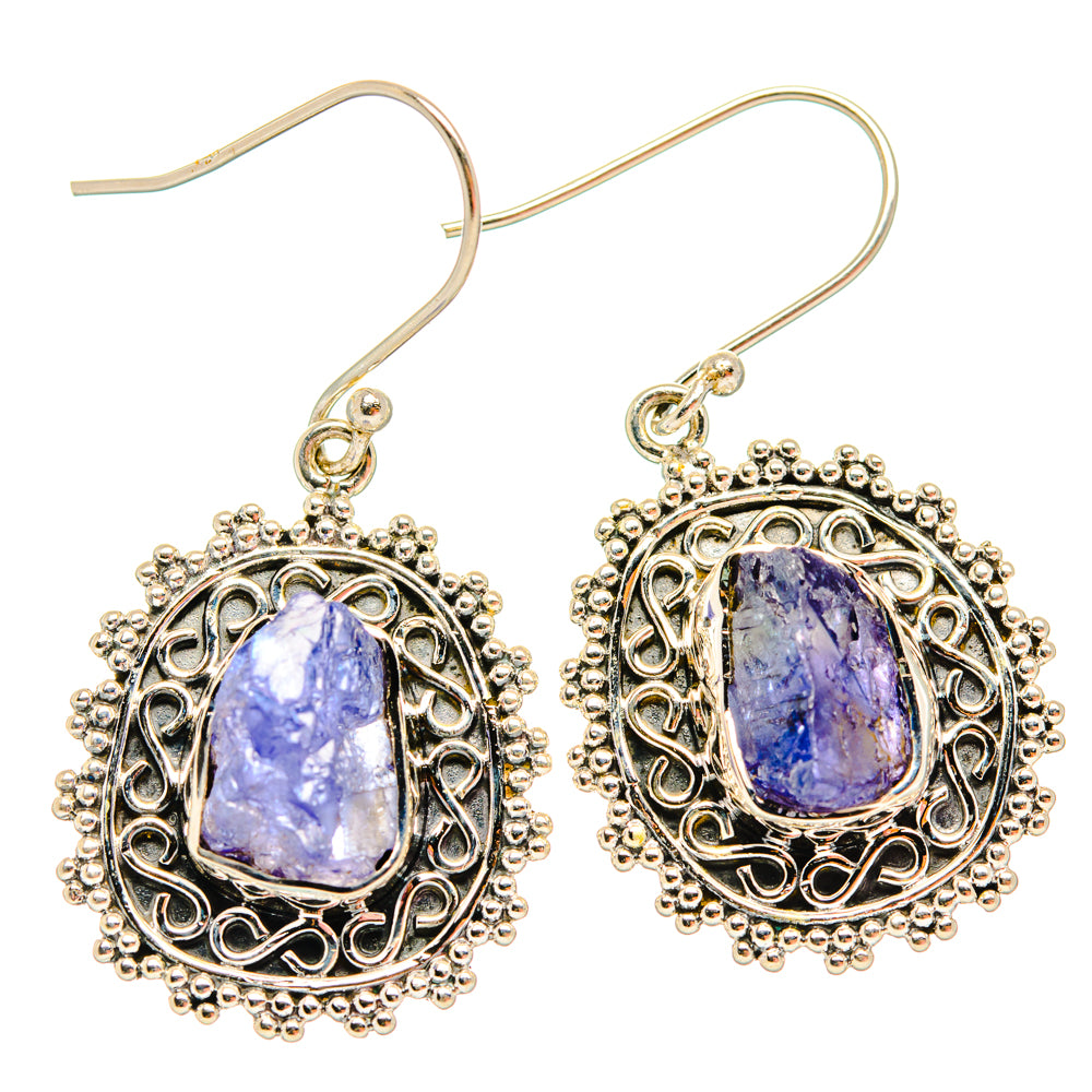 Tanzanite Earrings handcrafted by Anasilvercos - EARR427831 - Photo 2