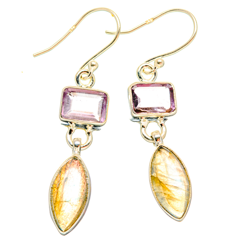 Labradorite Earrings handcrafted by Anasilvercos - EARR427833 - Photo 2