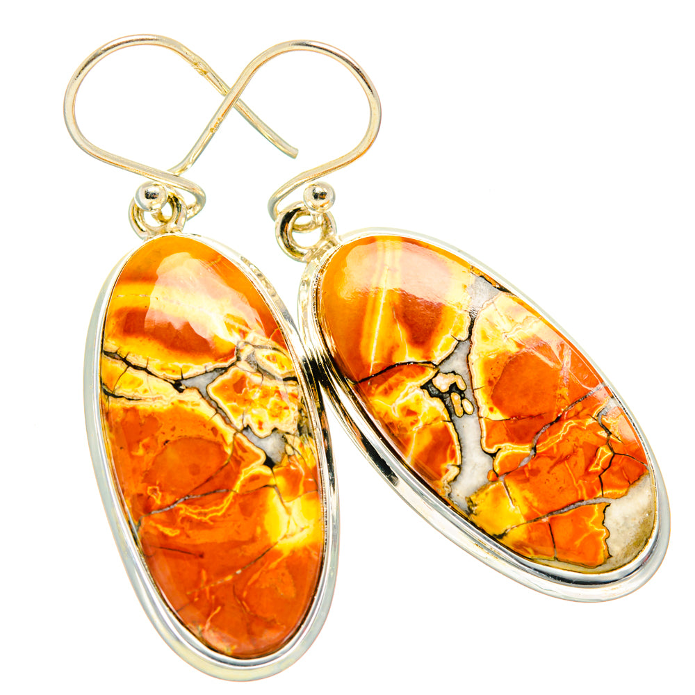 Maligano Jasper Earrings handcrafted by Anasilvercos - EARR427851 - Photo 2