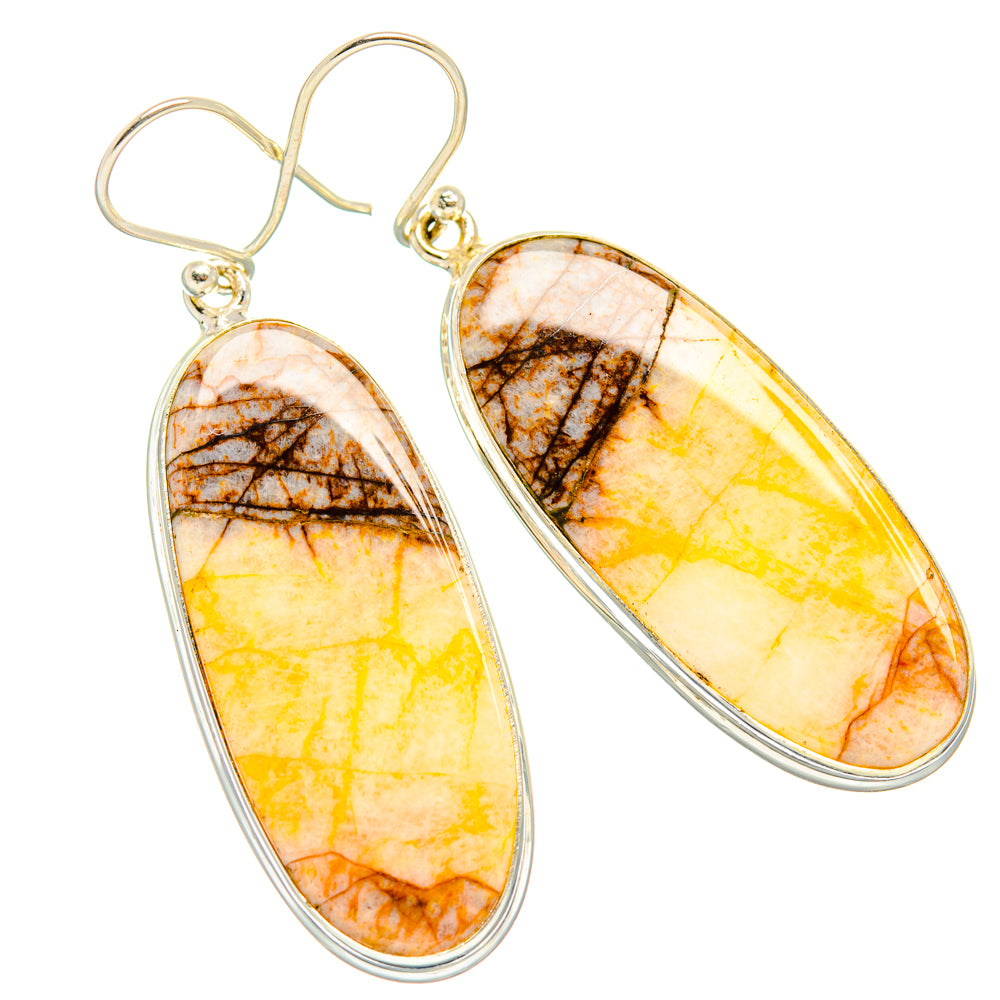 Dendritic Agate Earrings handcrafted by Anasilvercos - EARR427857 - Photo 2