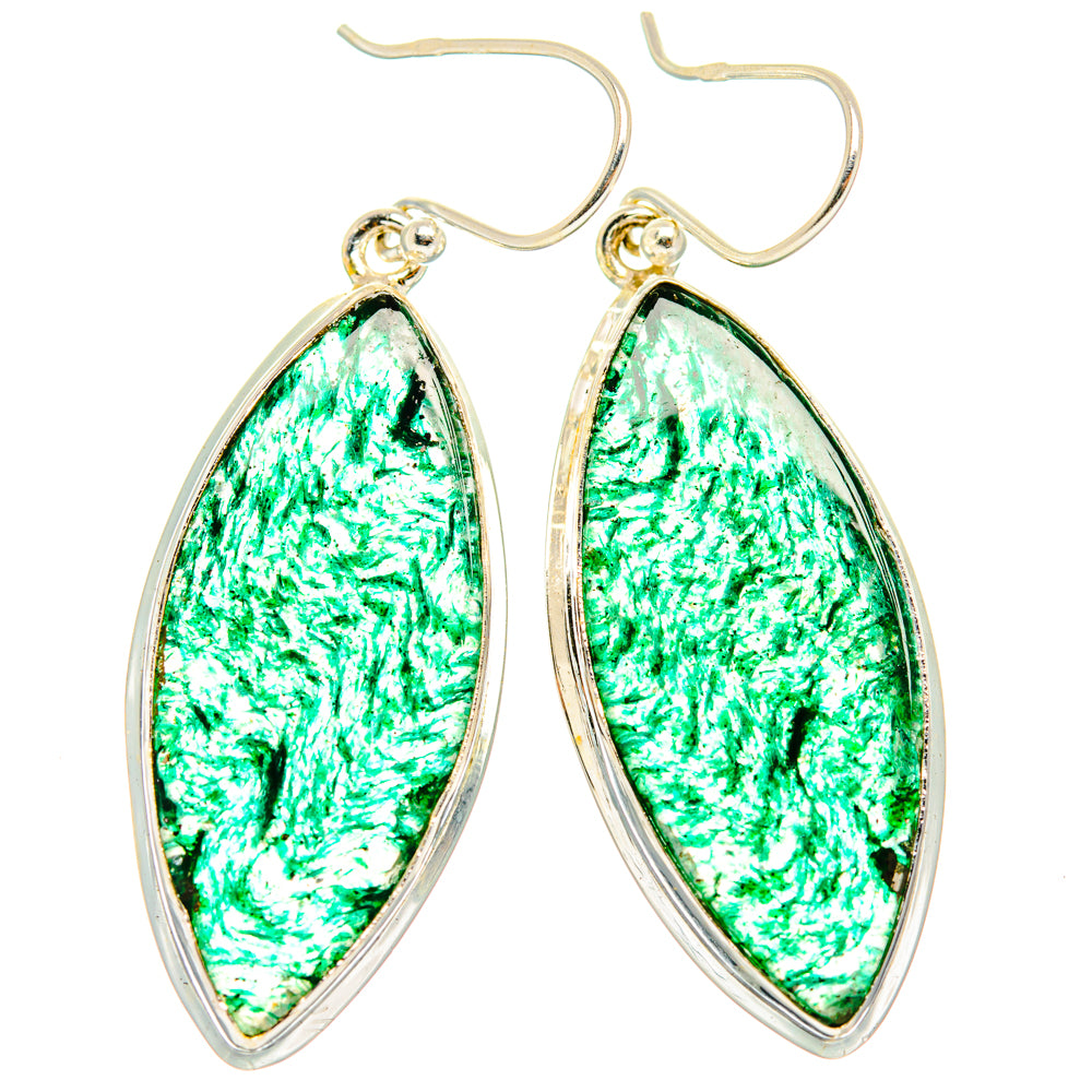 Green Aventurine Earrings handcrafted by Anasilvercos - EARR427860 - Photo 2