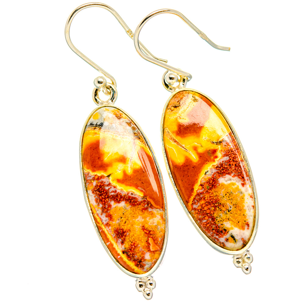 Maligano Jasper Earrings handcrafted by Anasilvercos - EARR427873 - Photo 2