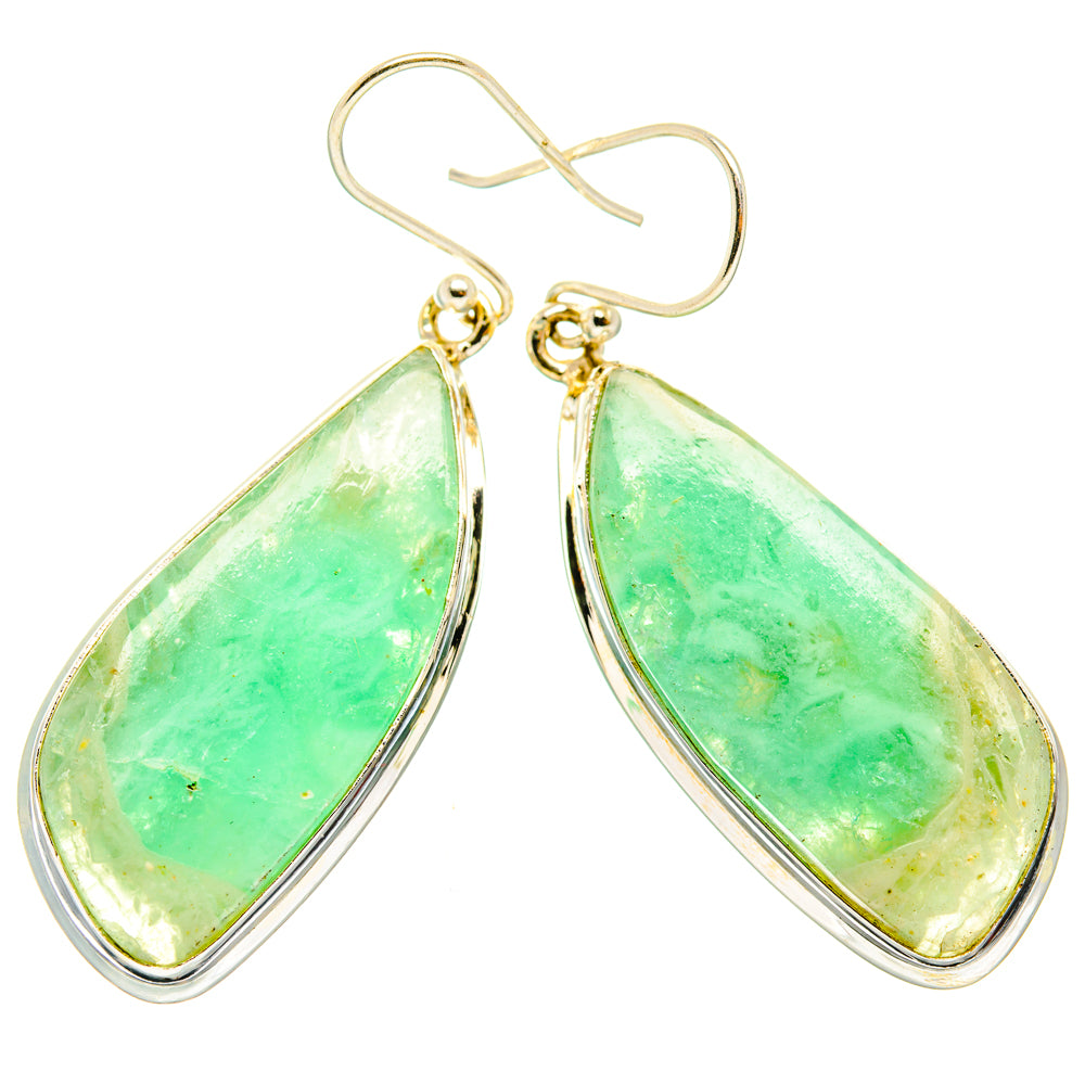 Lemon Jasper Earrings handcrafted by Anasilvercos - EARR427881 - Photo 2