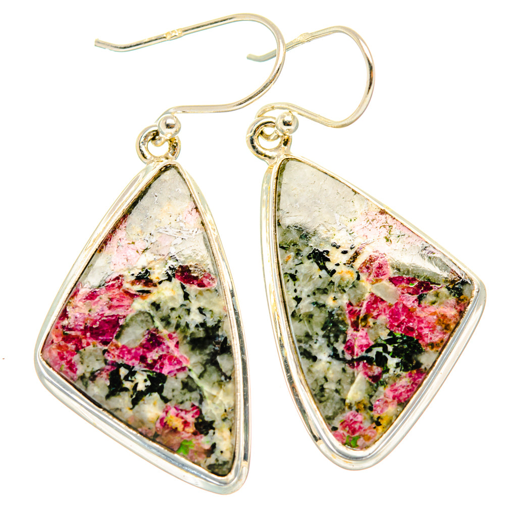 Russian Eudialyte Earrings handcrafted by Anasilvercos - EARR427883 - Photo 2