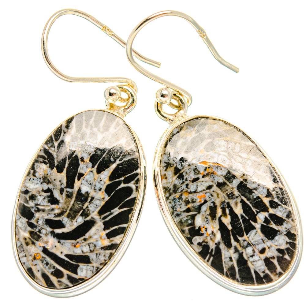 Stingray Coral Earrings handcrafted by Anasilvercos - EARR427897 - Photo 2