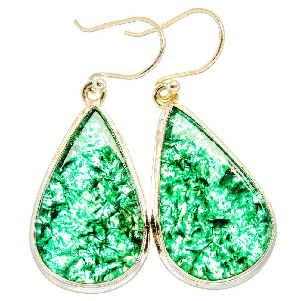 Green Aventurine Earrings handcrafted by Anasilvercos - EARR427903 - Photo 2
