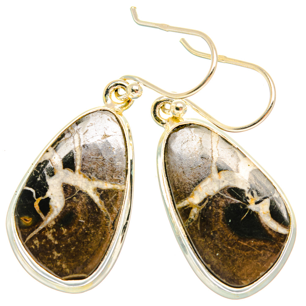 Septarian Geode Earrings handcrafted by Anasilvercos - EARR427932 - Photo 2