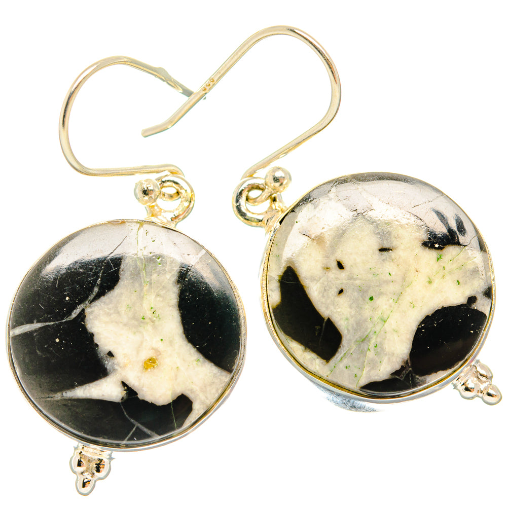 Septarian Geode Earrings handcrafted by Anasilvercos - EARR427959 - Photo 2