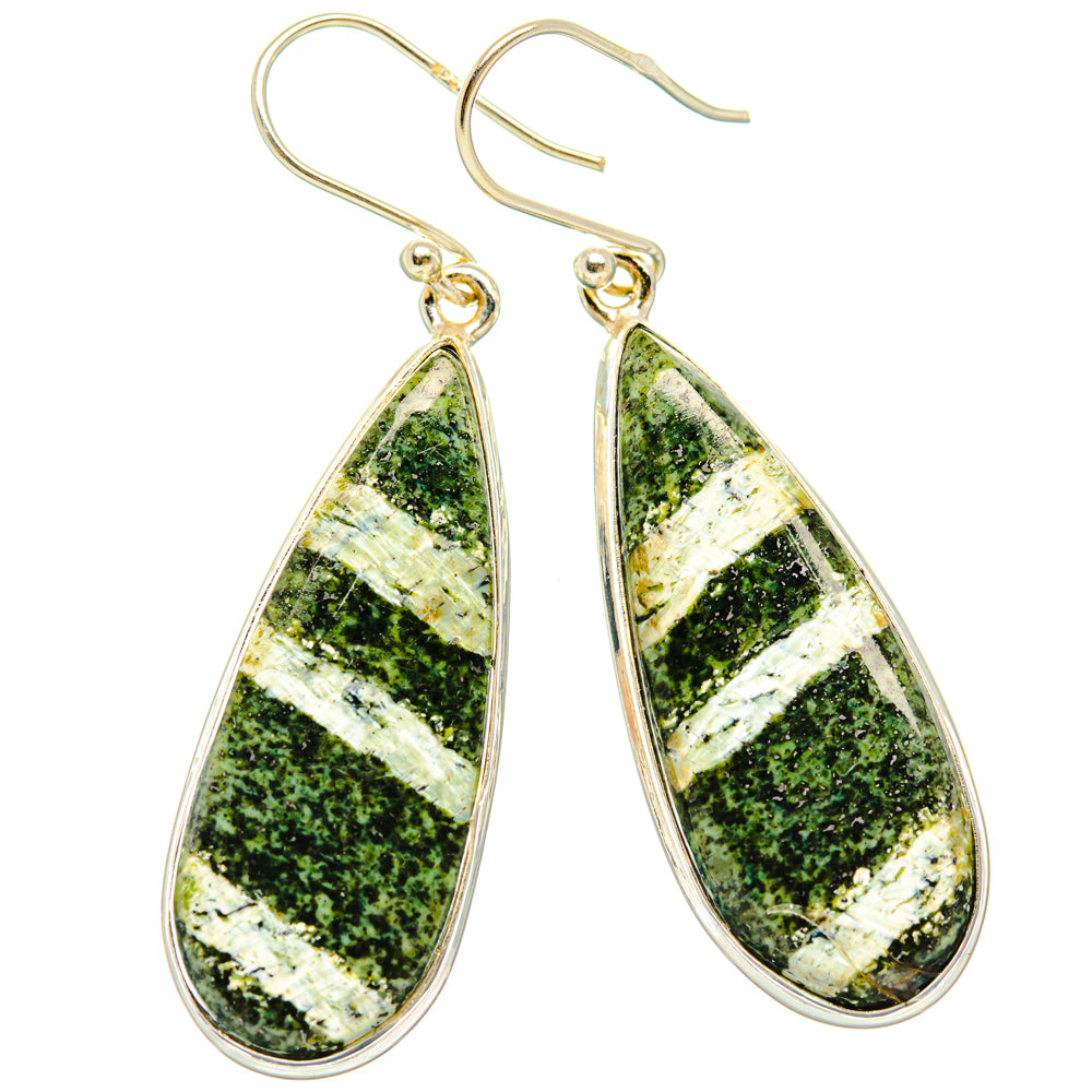 Green Aventurine Earrings handcrafted by Anasilvercos - EARR427980 - Photo 2