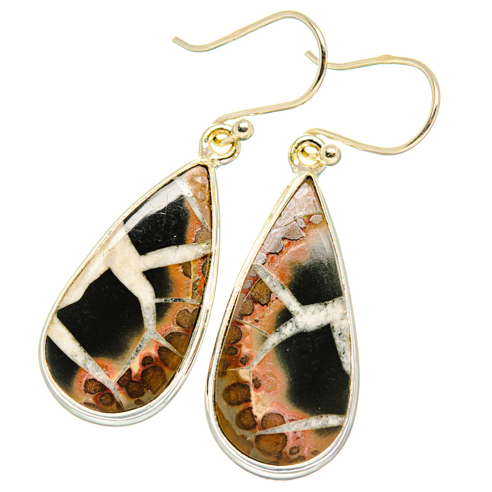 Septarian Geode Earrings handcrafted by Anasilvercos - EARR427990 - Photo 2